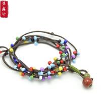 点点繁星小珠多层手链 女时尚饰品民族风圈两用毛衣链生日礼物送女朋友七夕情人节礼物