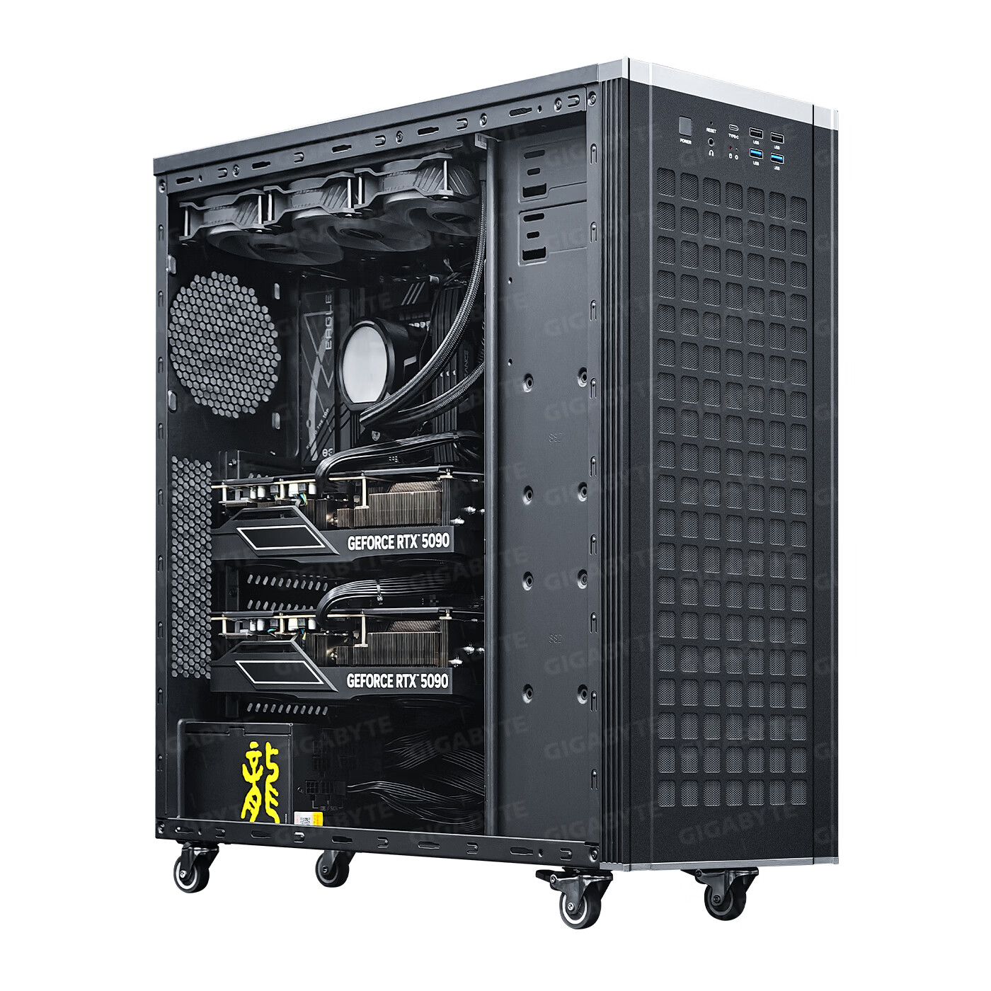 技嘉/Gigabyte AI模型训练Ryzen 9 9950X 64G内存 1TSSD RTX5090 32G高清大图