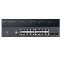 TP-LINK TL-SG2218 16口全千兆口+2SFP光口机架式VLAN隔离端口汇聚Web网管型交换机