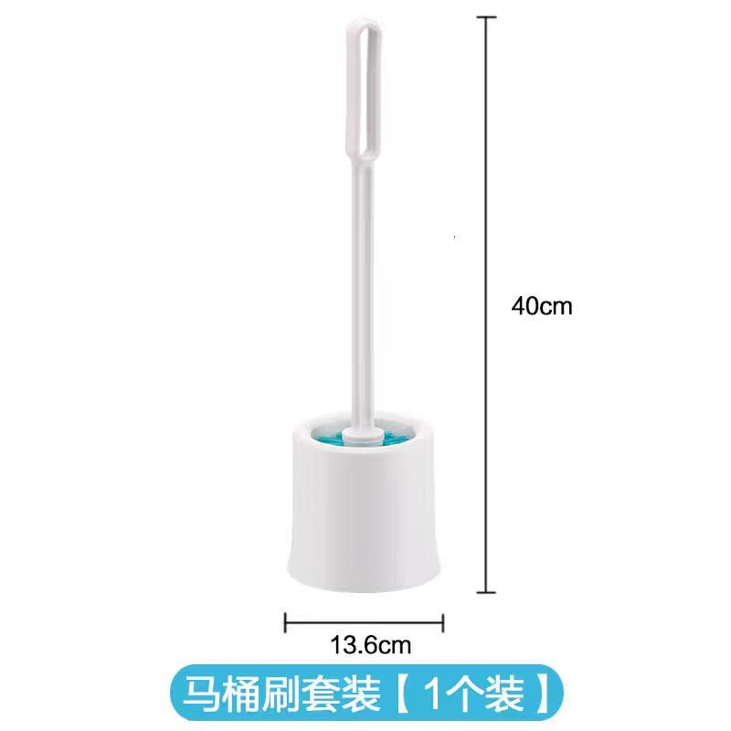 茶花(CHAHUA) 马桶刷子 清洁刷洗厕所刷子 洁厕刷套装 白色