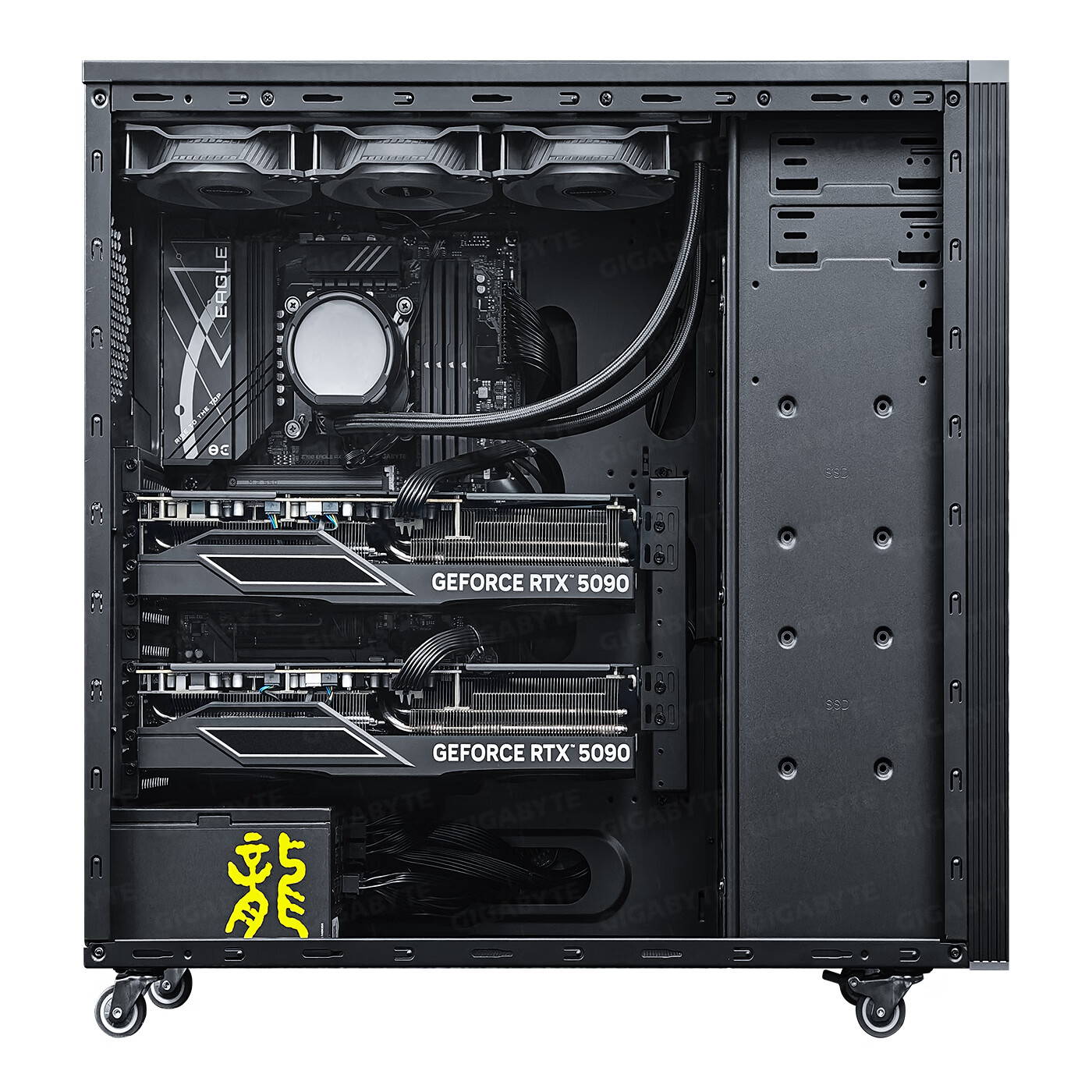 技嘉/Gigabyte AI模型训练Ryzen 9 9950X 64G内存 1TSSD RTX5090 32G高清大图