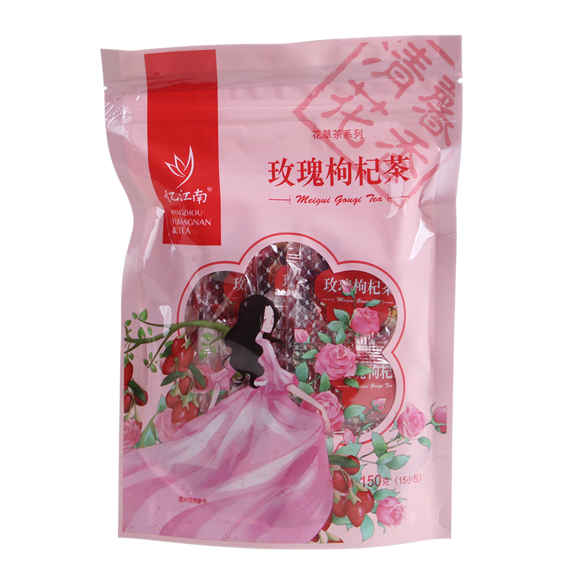 忆江南 养生茶 玫瑰花枸杞茶 泡水喝的花草茶150克* 一袋