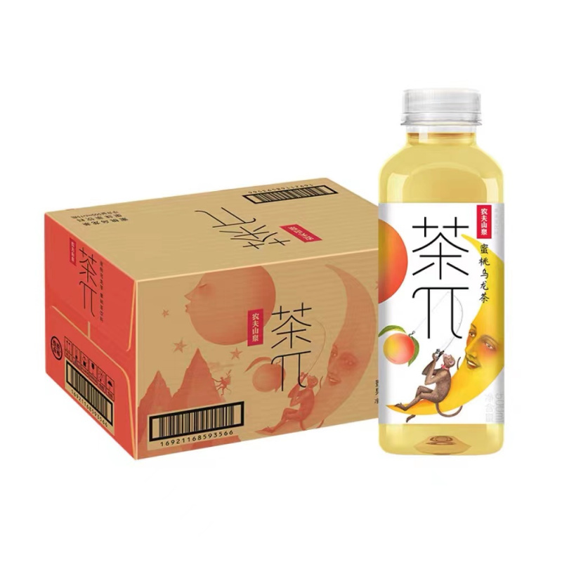 农夫山泉茶π茶派蜜桃乌龙茶500ml15瓶整箱装风味茶饮料视频
