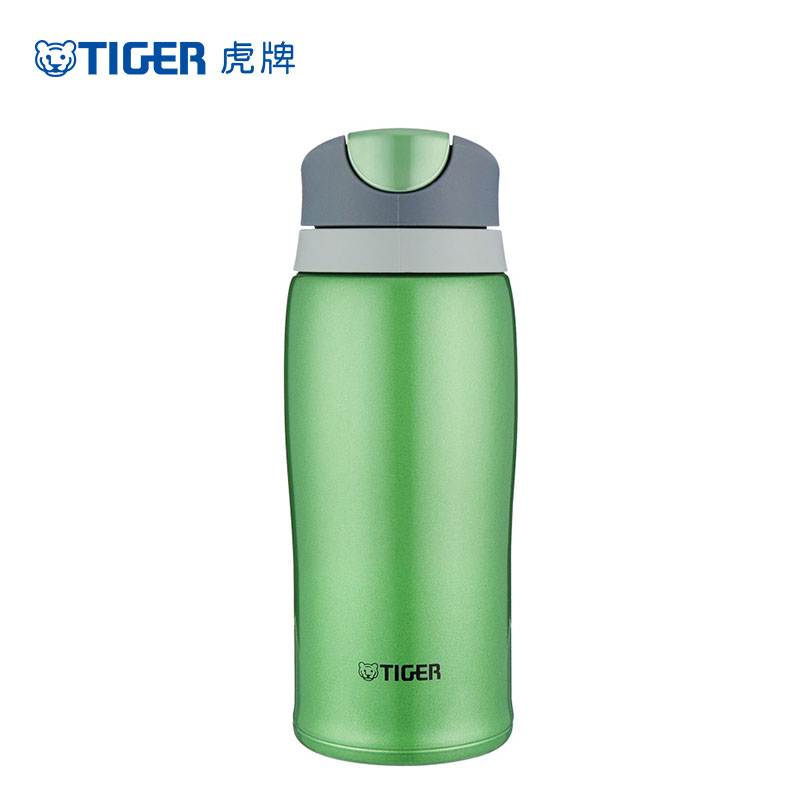 虎牌(tiger) 真空保温杯304不锈钢车载直饮杯一键开启保温保冷杯 森林绿 MCB-H36C-GF 360ml