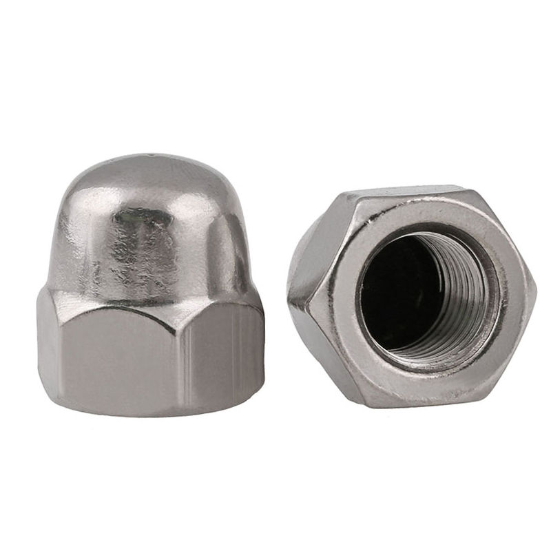 304不锈钢盖型螺母盖形装饰帽圆球头盖帽螺丝帽螺丝母m3*m4m5m6m8 m12