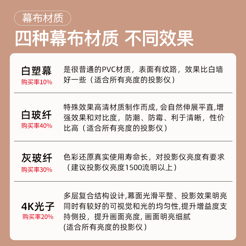 72寸支架投影幕支架幕布投影机幕布 投影仪幕布 移动投影幕便携幕