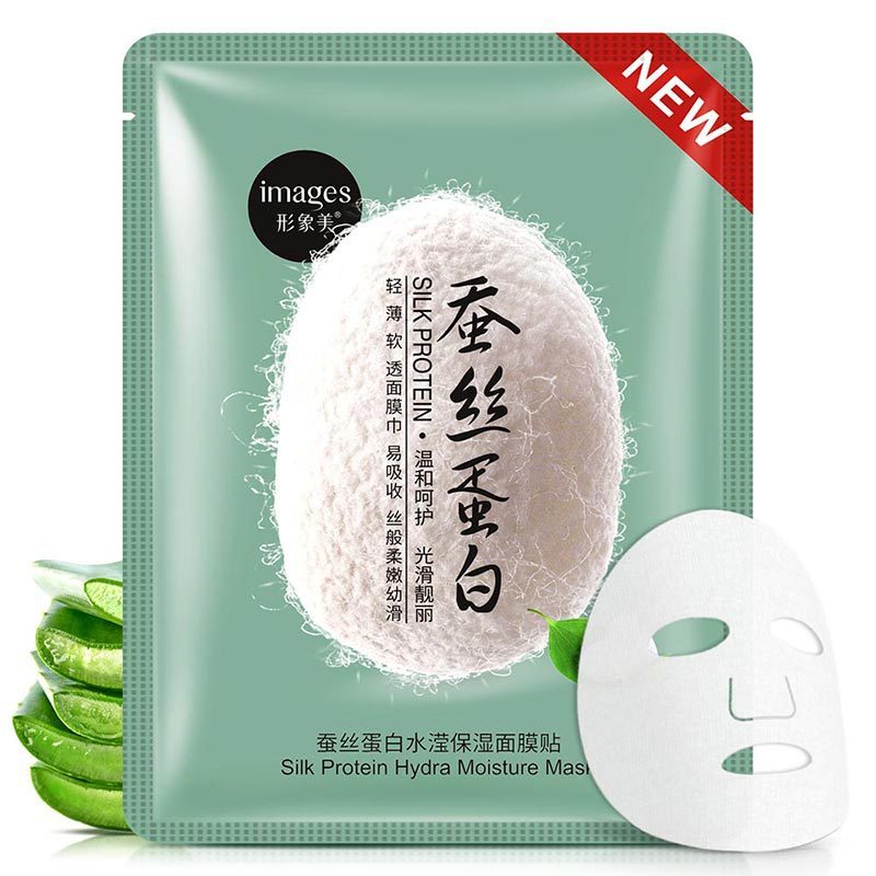 形象美蚕丝蛋白嫩肤面膜贴 深度补水保湿收缩毛孔护肤品 凝润补水/30g单片