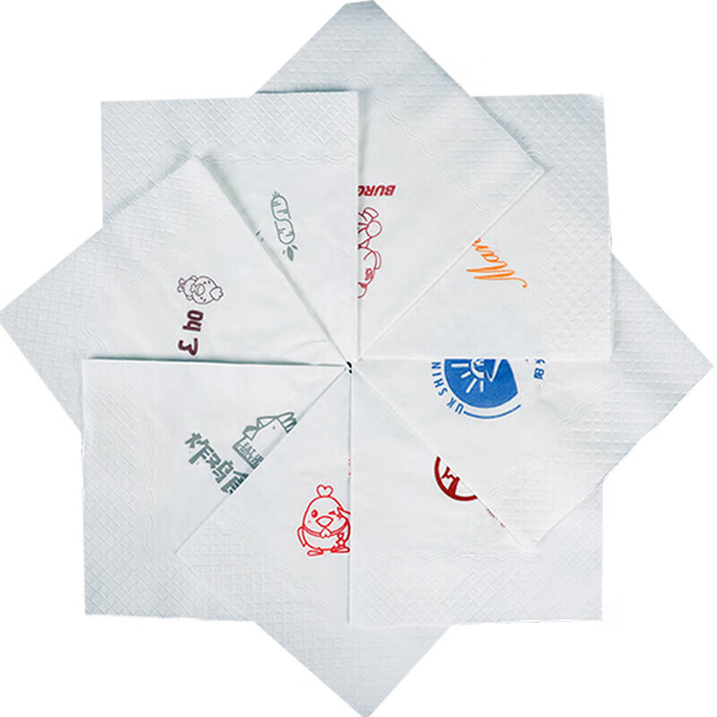 竹帕230餐巾纸 230*230mm(2层)*1000张/包 7包一箱高清大图