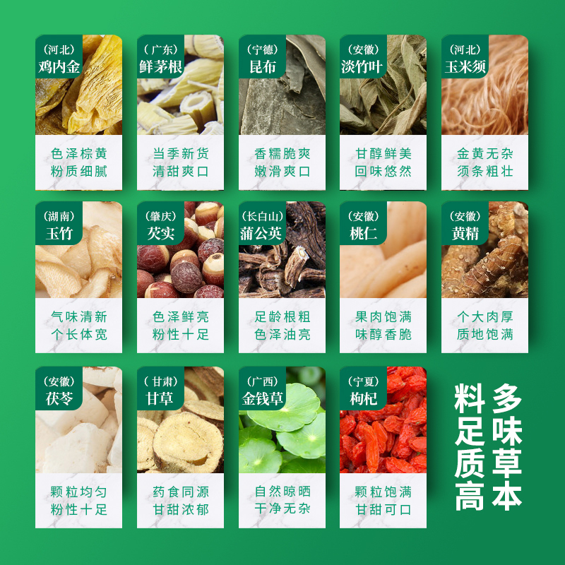 买1送1]半山农 石清茶 120克(4克*30袋) 金钱草鸡内金养生袋泡茶茯苓甘草枸杞玉米须茶