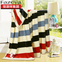 恒源祥集团彩羊家纺色彩条纹毯 色彩条纹毯 180x200cm