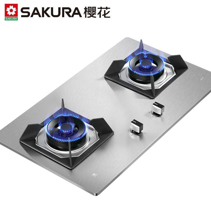 樱花sakura燃气灶50kw天然气灶双灶液化气灶煤气炉灶台灶具不锈钢炉具