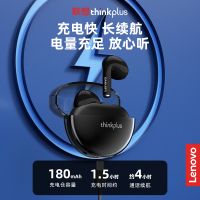 联想(Lenovo)LP80Pro白色 真无线蓝牙耳机半入耳式降噪游戏吃鸡低延迟音乐耳机 适用苹果华为小米OPPO手机