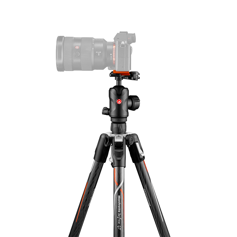 曼富图(MANFROTTO) MKBFRTC4GTA-BH 碳纤维旋锁三脚架球型云台套装索尼(sony)a 相机特别版