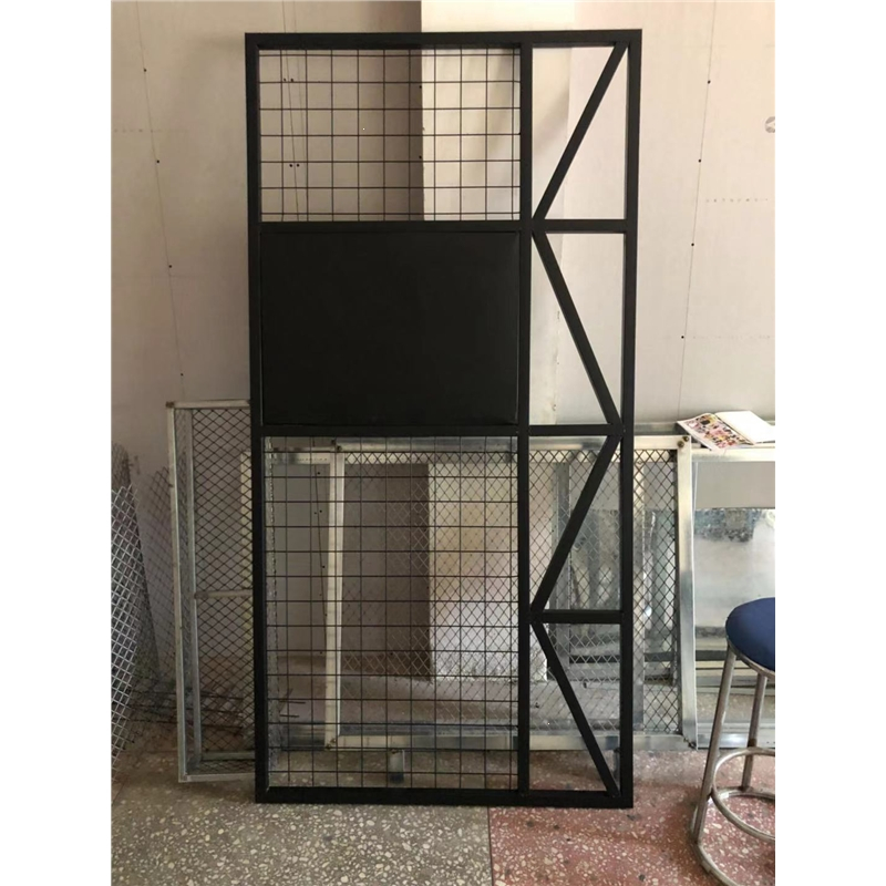 定制工业风铁艺屏风隔断镂空铁网墙面装饰餐厅酒吧矮墙隔断铁网格吊顶