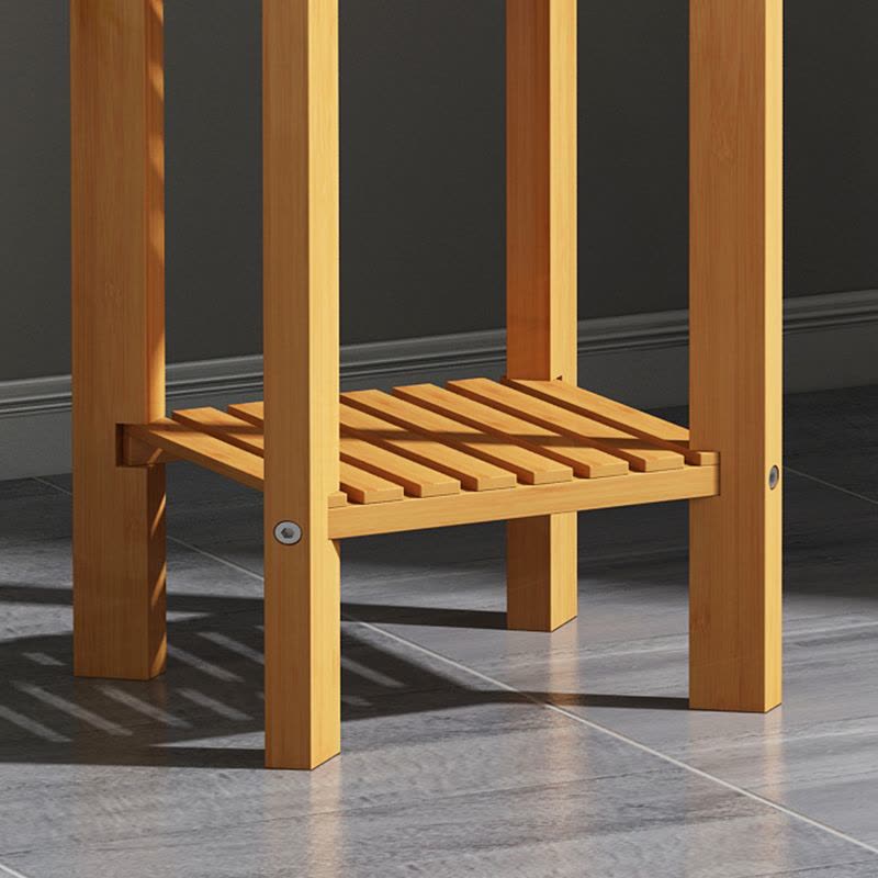 实木花架室内客厅地面多层花盆架子阳台置物架吊兰绿萝楠竹花架子图片