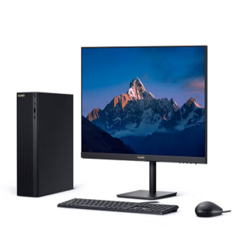 华为台式机B515 8+256 AMD R5锐龙处理器 加显示器