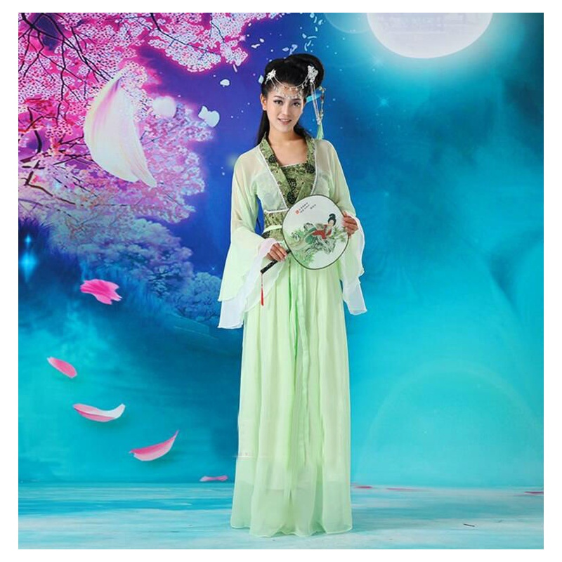 古装服装仙女七仙女唐装汉服仙女服演出服古筝表演