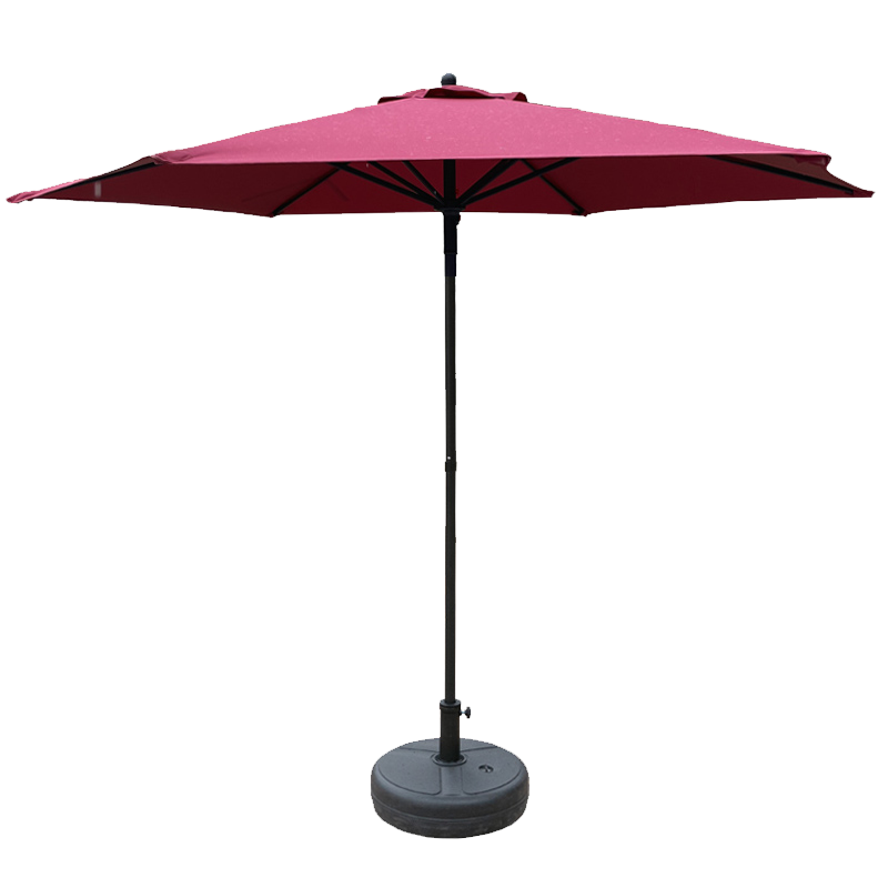 汐 庭院伞酒红色个高清大图