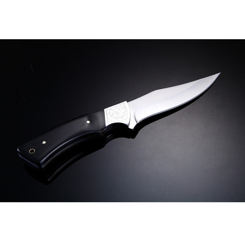 户外多功能直刀 战术军工刀 龙骨一体高硬度求生小直刀 多功能野营