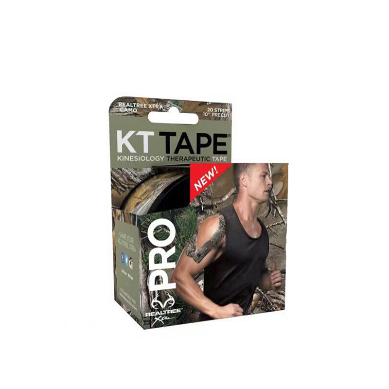 KTTAPE Pro Precut Realtree 运动机能贴 迷彩 预切 20贴/盒迷彩 防水 可用3-5天