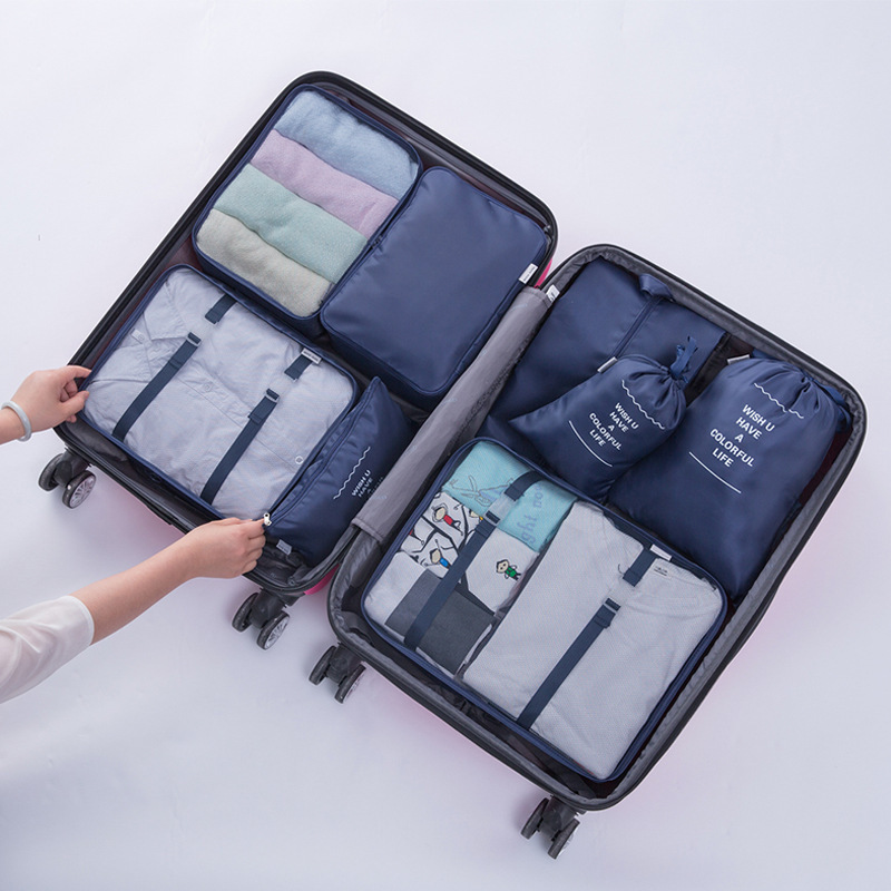易旅 旅行收纳包八件套多功能收纳袋套装旅行用品 SNB15 nfh