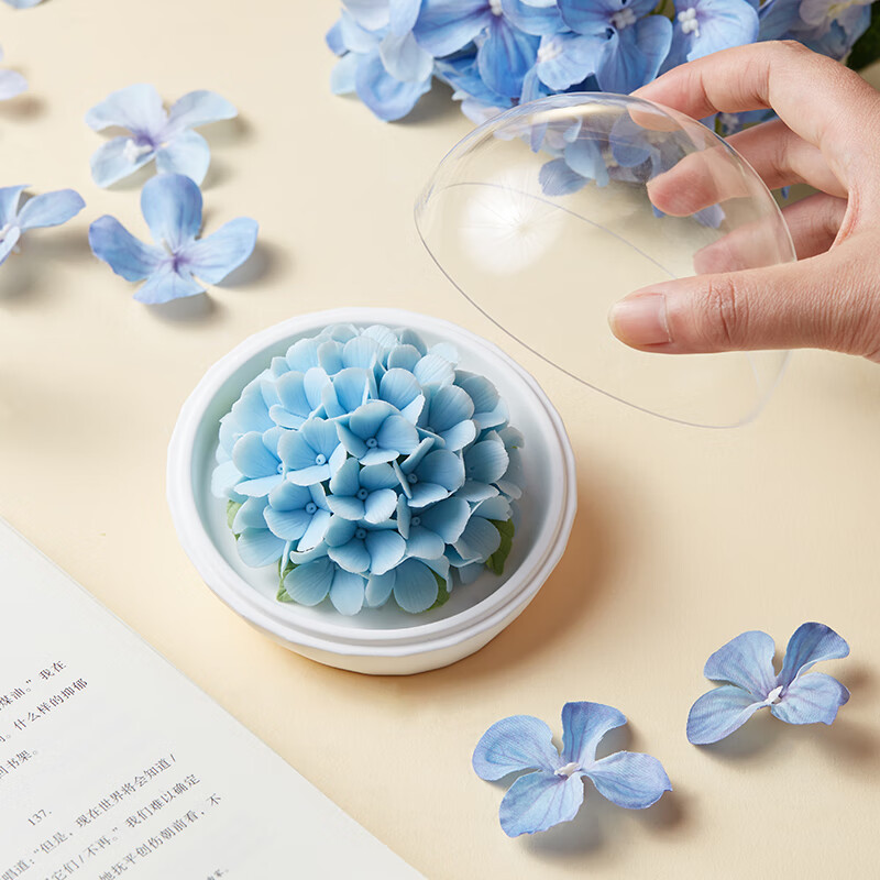 共禾京品 瓷花香氛礼盒 SZFICOM240004(圣诞红)高清大图