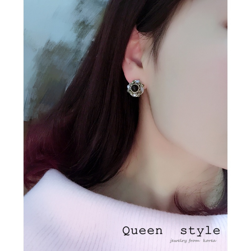 韩版时尚气质可爱宫廷复古流苏耳钉耳环耳饰品女送女朋友老婆生日礼物送女朋友七夕情人节礼物