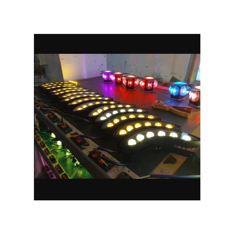 户外瓦楞古建筑凉亭屋顶卡森led黄光瓦片灯灯月牙灯投射灯瓦片灯
