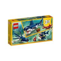 LEGO乐高创意三合一深海生物拼插玩具31088