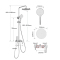 九牧(JOMOO)淋浴花洒套装喷头龙头可升降淋浴器家用花洒全套36633-526/1B-1