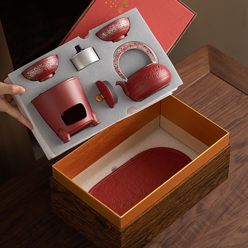 苏氏陶瓷/SUSHI CERAMICS J1101 走进故宫提梁温茶小套装 (单位:套)