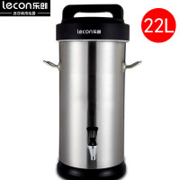 乐创/lecon 多功能全钢商用豆浆机22L升全自动大容量型五谷现磨渣浆分离磨浆机