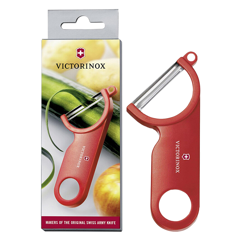 瑞士进口 维氏Victorinox 削皮器 土豆刮皮刀瓜果刀 红色单个装高清大图