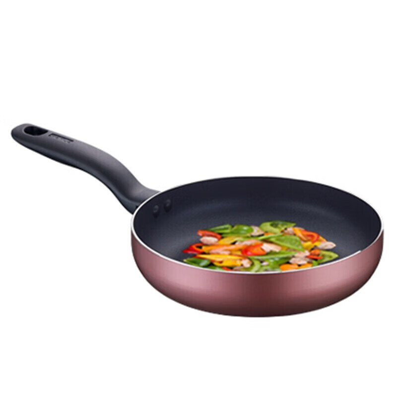 苏泊尔(SUPOR)味家系列火红点炒锅30CM+煎锅24CM两件套锅具VTP1604T高清大图