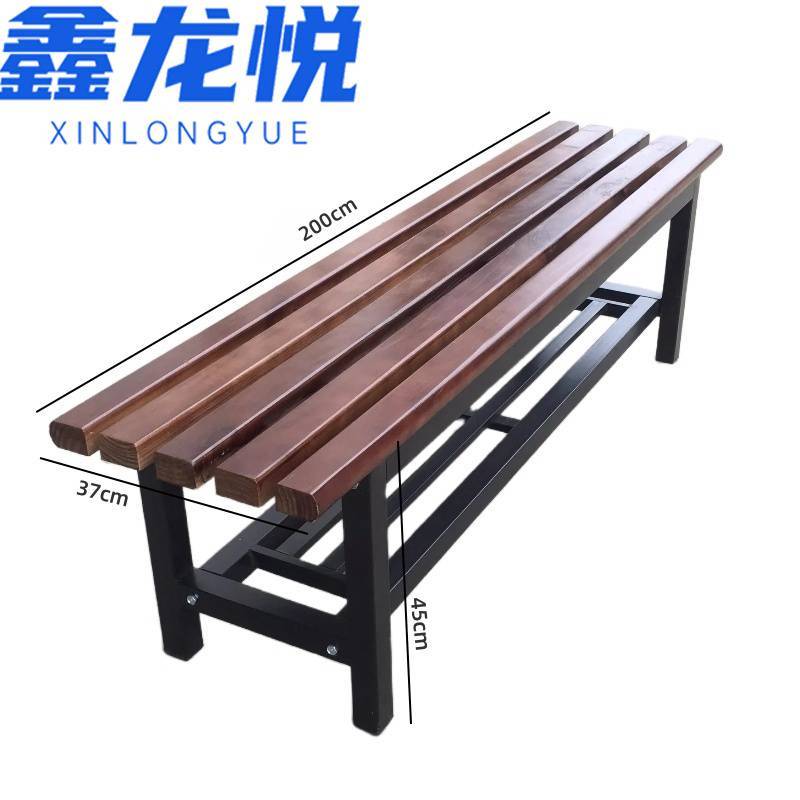 鑫龙悦 户外排椅 长凳 2米含鞋架 个高清大图