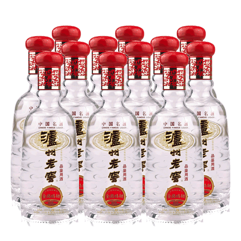 泸州老窖金奖特曲50度100ml*12瓶浓香型白酒2012年