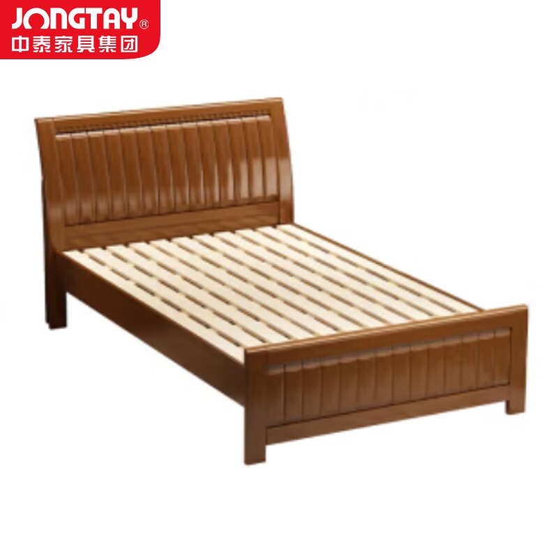 中泰(jongtay)1.0米实木床单人宿舍中式接待床 J-CDZ60高清大图