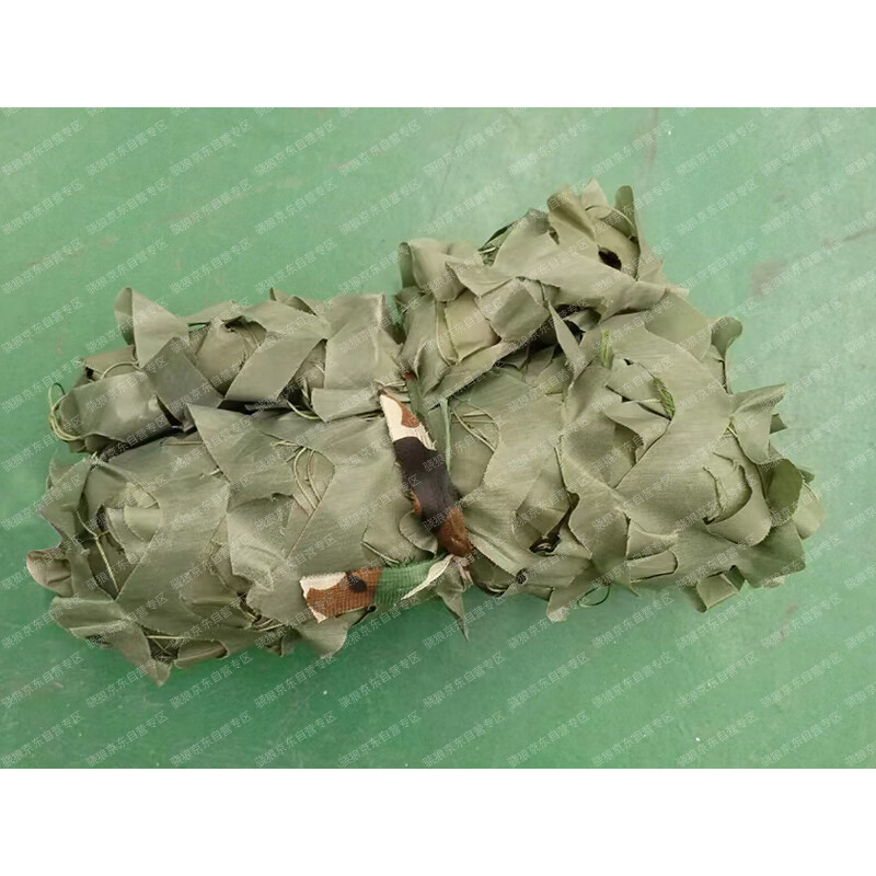 小窝厘 骁狼伪装网 防航拍网防晒网遮阳网遮阴网防尘网210D单层单面3*4m绿色高清大图