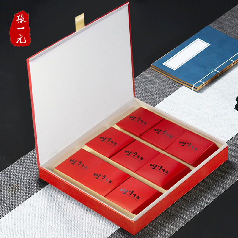 张一元茶叶 武夷山蜜香型特级正山小种红茶144g(36包) 礼盒装