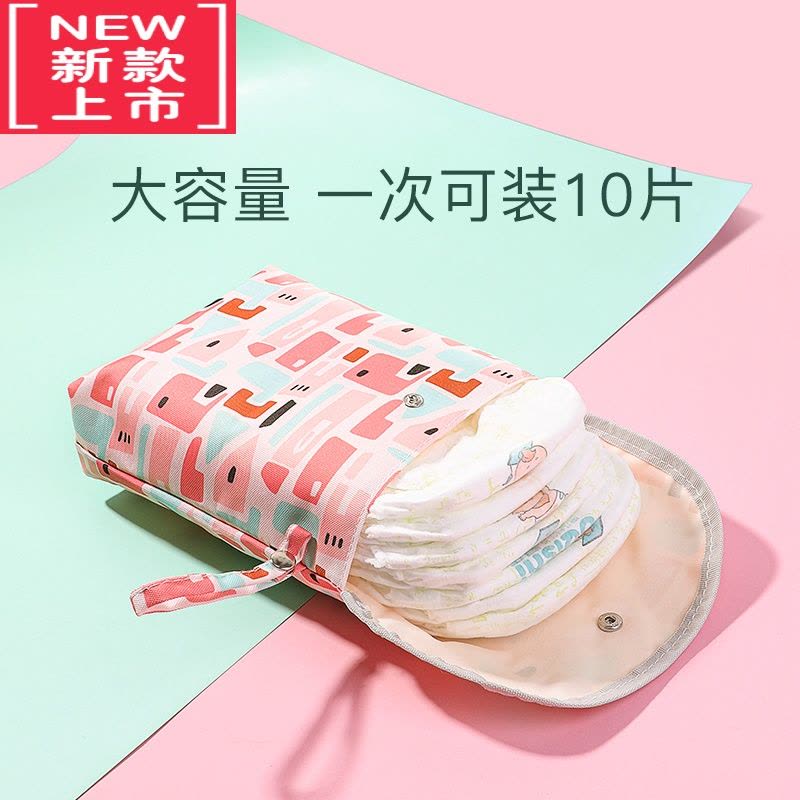 可莉允尿不湿收纳袋婴儿外出便携式宝宝尿片收纳袋多功能婴儿床收纳挂袋图片