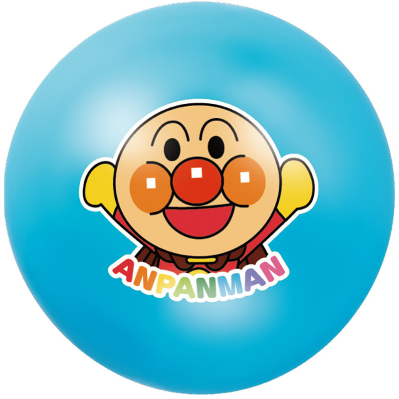 面包超人anpanman儿童弹力球小皮球蓝色单个装玩具球pvc18个月以上