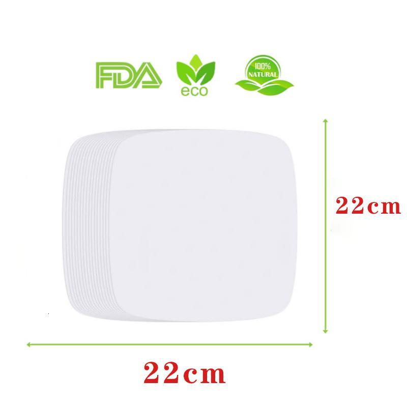 【购前咨询】适用空气炸锅纸垫各个型号通用家用不沾油纸配件100张烘培锅盘纸垫