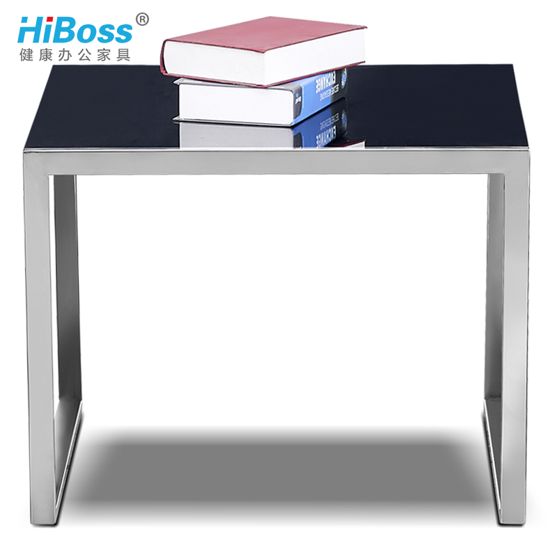HiBoss方茶几金属架办公角几沙发边几