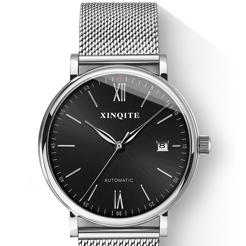 新奇特正品手表男士学生自动机械表超薄防水皮带时尚简约商务精选新款男表X-37