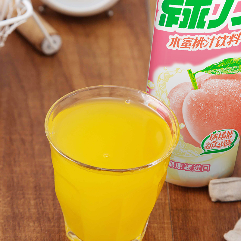 绿力水蜜桃汁490ml*24瓶/整箱装 原装进口 饮用水 饮料