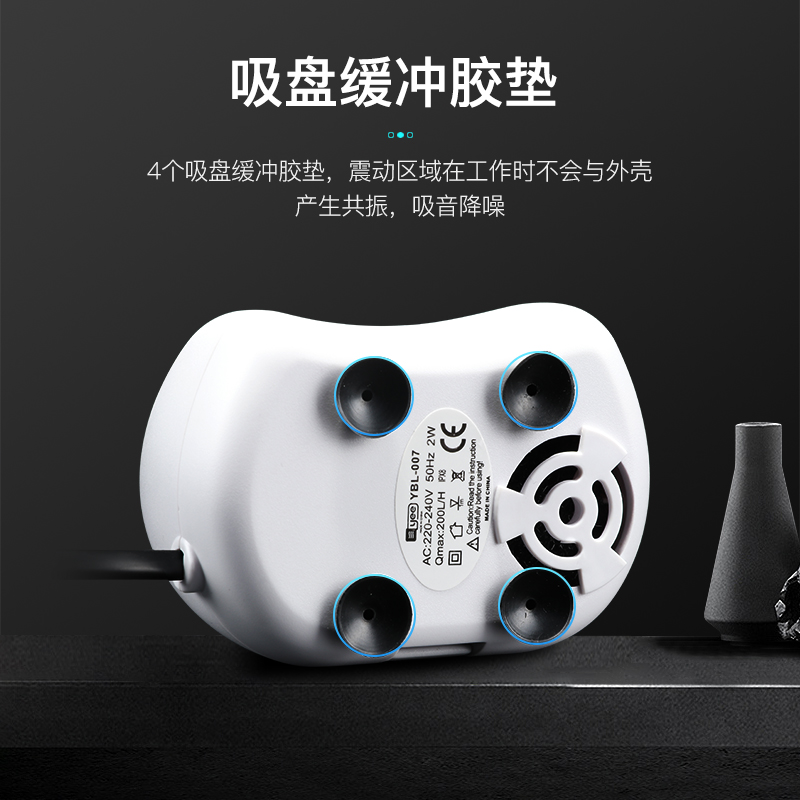 龟缸低水位乌龟过滤器小鱼缸浅水瀑布式内置循环水泵超高清大图