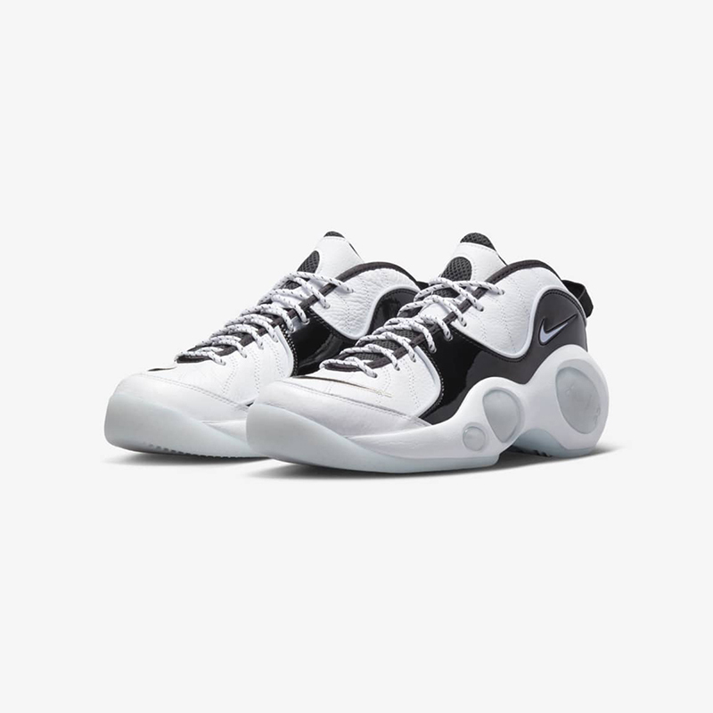 nike耐克air zoom flight 95黑白大眼睛低帮运动篮球鞋dv0820-100