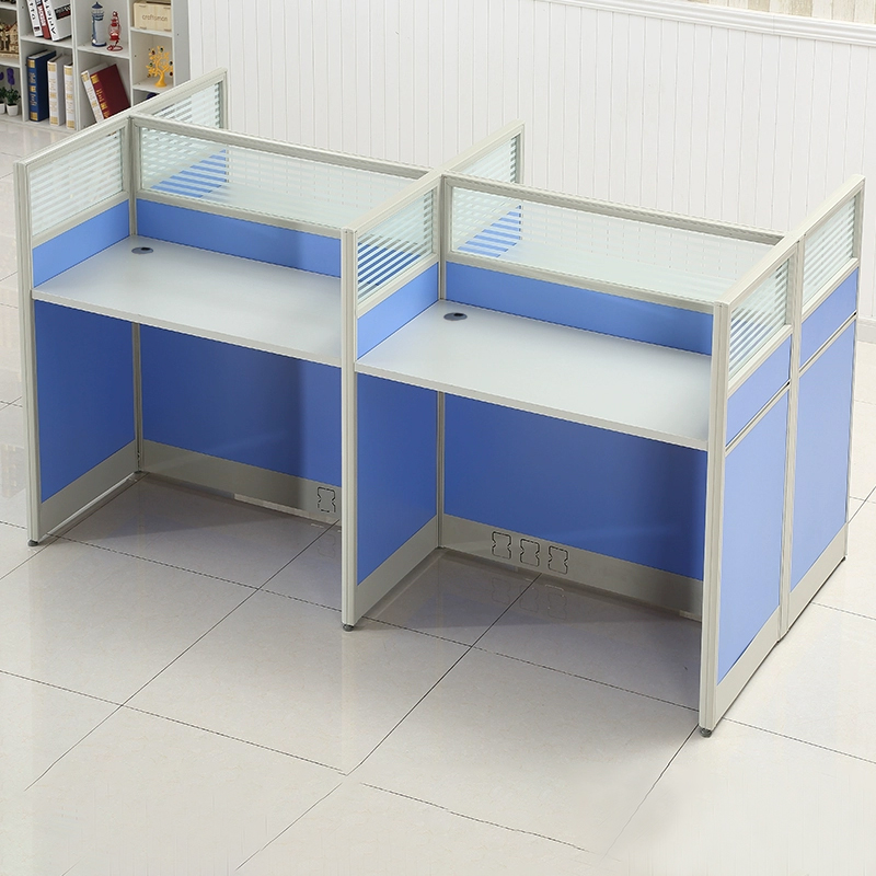 中豫鑫泽 ZYXZ5031809 职员桌屏风工位职员办公桌 王字型四人位高清大图