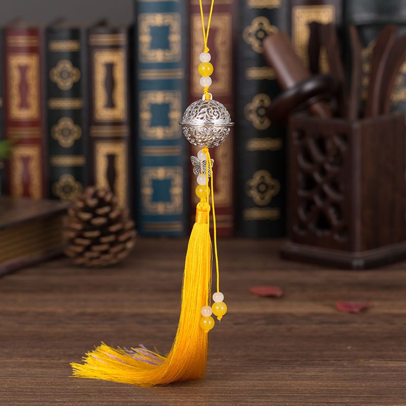 汉服旗袍压襟扣双色流苏铃铛腰坠中国风配饰古风腰挂衍生铃挂件魏无羡