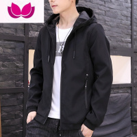 七斓夹克男士外套休闲新款潮牌宽松青年连帽百搭上衣服男款外衣